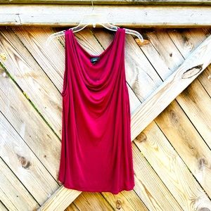 Mossimo Fuchsia Scoopneck Tank - XL